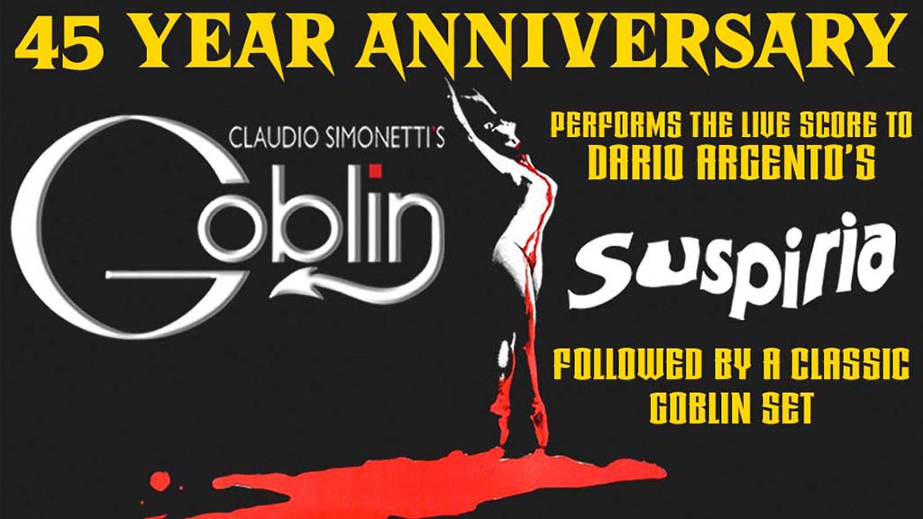 Claudio Simonetti's Goblin Performing Suspiria