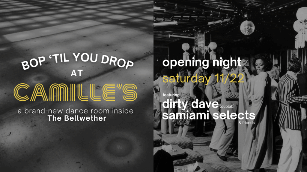 Bop 'Til You Drop at Camille's at The Bellwether